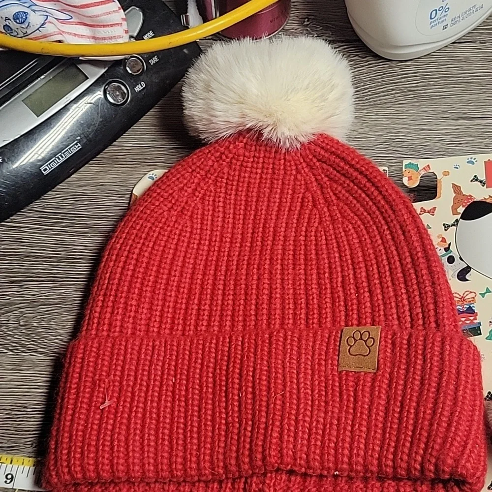 NEW Doggie & Me Human Hat & Doggie Scarf Christmas‎ Set